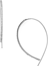 Sterling Silver Threader Hoop Earrings - 100% Exclusive