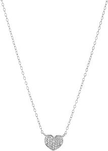 Marc & Marcella Diamond Heart Necklace in Sterling Silver, 15 - 100% Exclusive