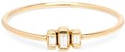 Zoe Lev 14K Yellow Gold Diamond Baguette Stacking Ring