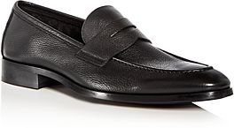 Johnson Leather Apron-Toe Penny Loafers
