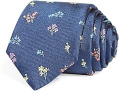 Floral Silk Skinny Tie