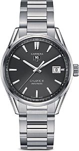 Carrera Calibre 5 Stainless Steel Watch, 39mm