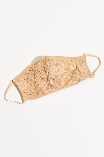 Never Say Never V Mask by Cosabella at Free People, Latte, One Size