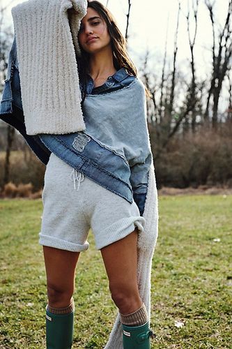 C.O.M.F.Y Shorts by Intimately at Free People, Dove Grey, XS