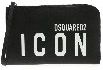 Pochette nera con logo ICON