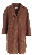 Cappotto spalla scesa marrone