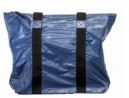 Borsa Tote blu lucido