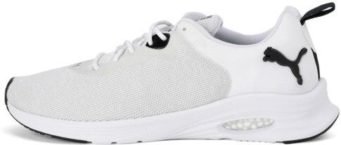 HYBRID Fuego Knit Men's Running Shoes in White/Glacier Grey/Puma Black, Size 7