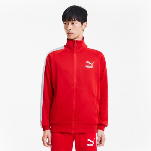 Iconic T7 Men's Track Jacket in High Risk Red, Size XL