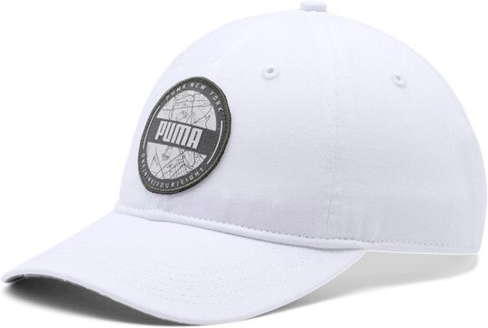 World Adjustable Dad Cap in White Traditional