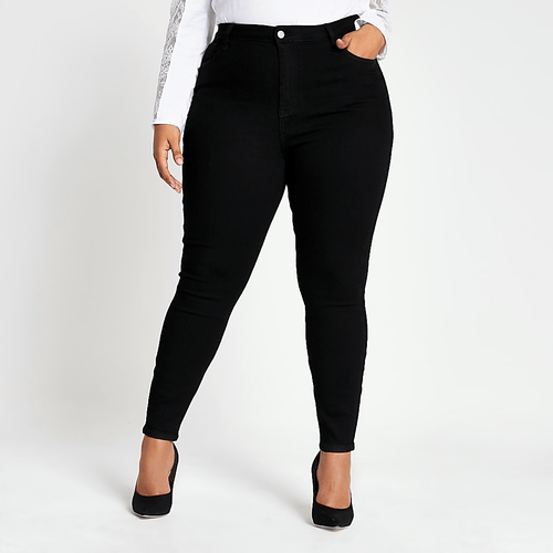 Plus Black High Waisted Skinny Jean