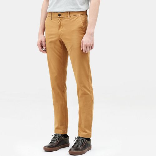 Pantaloni Chino Da Uomo Sargent Lake Slim-fit In Giallo Giallo, Size 40x34