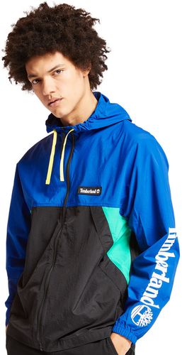 Giacca A Vento Da Uomo A Zip Intera In Blu Blu, Size XXL