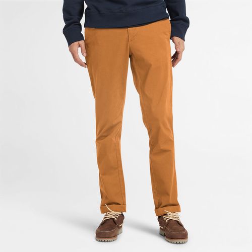 Pantaloni Chino Elasticizzati Sargent Lake Da Uomo In Arancione Giallo, Size 42x34