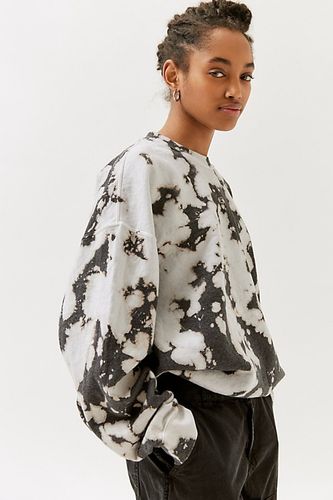 Recycled Monochrome Tie-Dye Crew Neck Sweatshirt