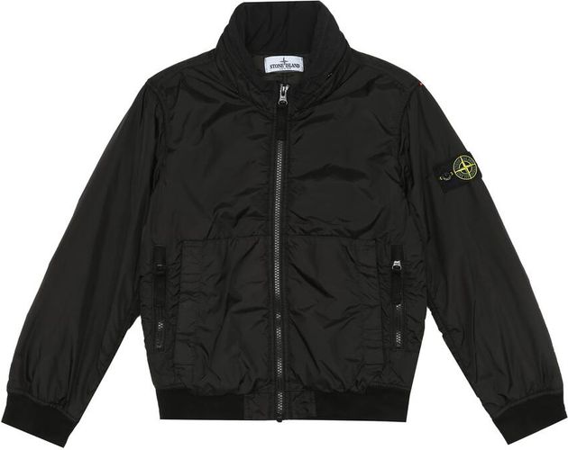 Hooded technical jacket