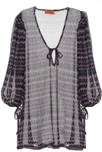Zigzag knit dress