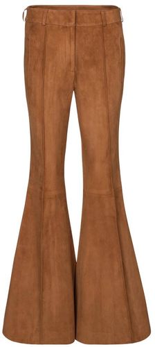 Charles suede flared pants