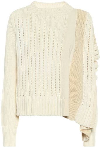 Asymmetric wool sweater