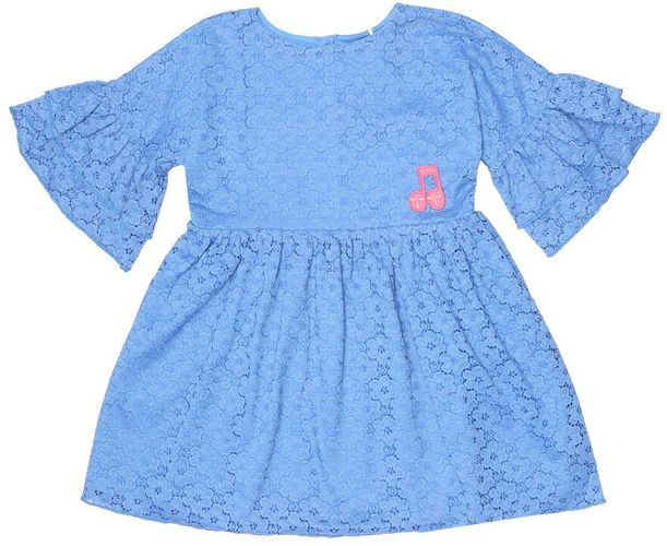 Note cotton-blend lace dress