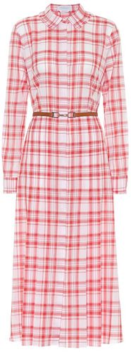 Jane checked cotton shirt dress