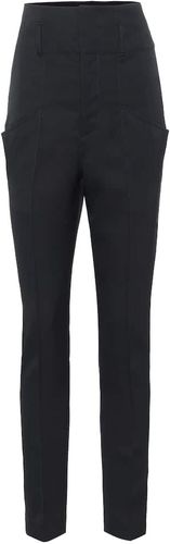 Padme high-rise wool pants