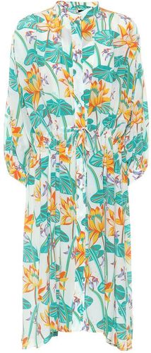 Paula's Ibiza printed silk shirt dress