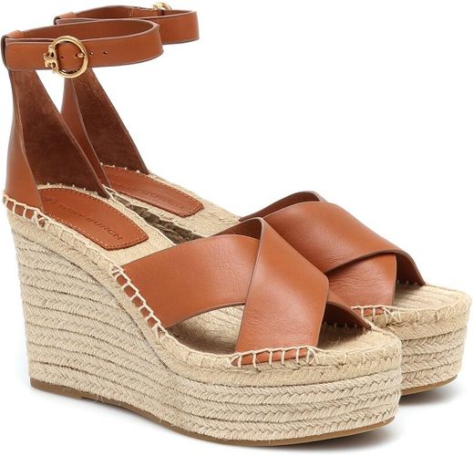 Selby 105 leather wedge espadrilles