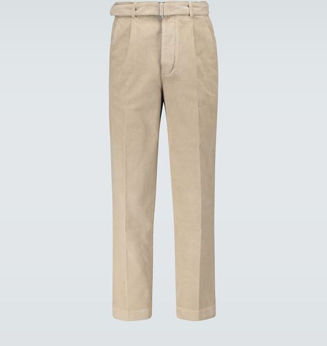 Luigi pleated corduroy pants