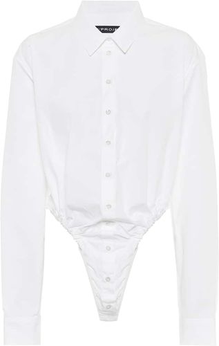 Cotton-poplin bodysuit