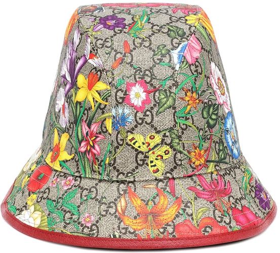 GG Flora cotton-blend bucket hat