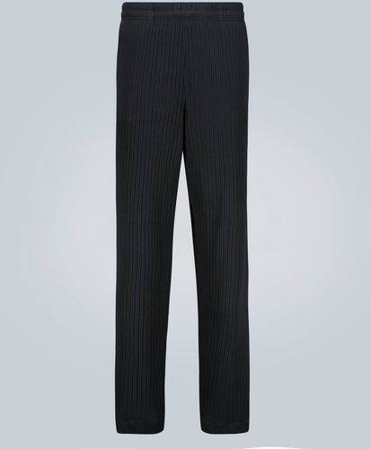 Reduced relaxed-fit ribbed pants