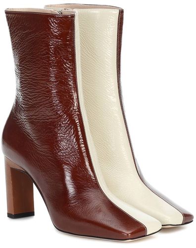 Isa 85 leather ankle boots