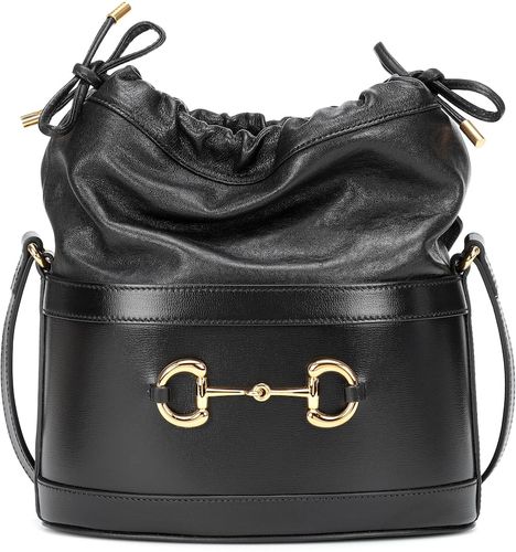 1955 Horsebit leather bucket bag