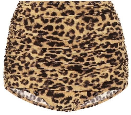 Bill leopard-print bikini bottoms