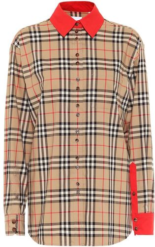 Vintage Check stretch-cotton shirt