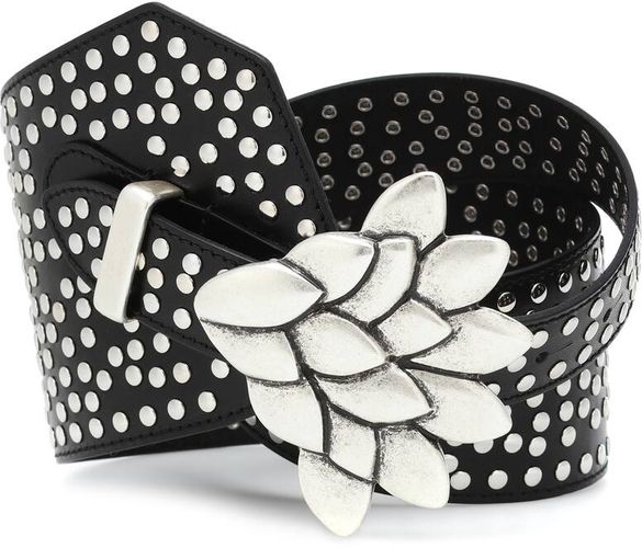 Lowai studded leather belt