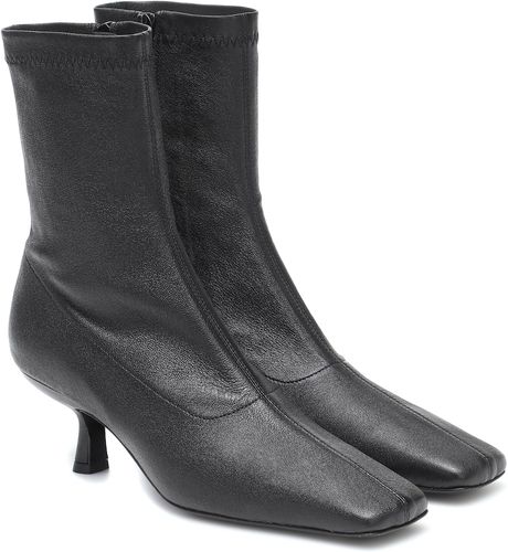 Audrey leather ankle boots