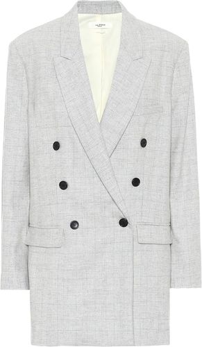 Eagan checked wool-blend blazer