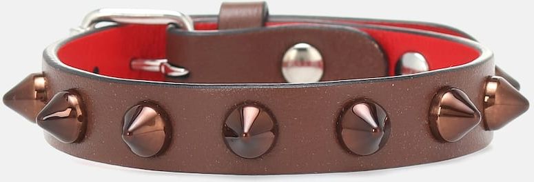 Loubilink studded leather bracelet