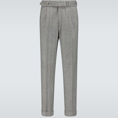 Luigi herringbone pants