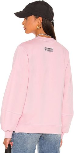 Puff Sleeve Sweatshirt in Pink. Size L, M, S.
