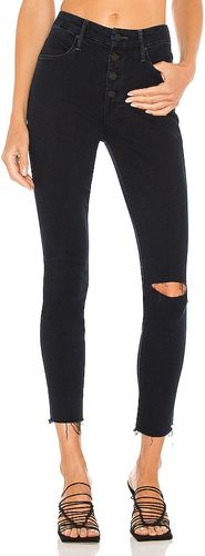 The Pixie Ankle Fray Jean in Black. Size 25, 26.