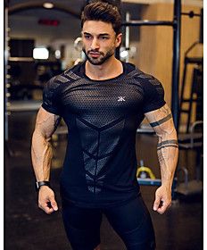 Short Sleeve Workout Tops Running Shirt Tee Tshirt Top Athleisure Summer Breathable Soft Sweat Out Fitness Gym Workout Performance Running Training Sport