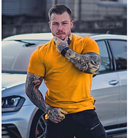 Short Sleeve Workout Tops Running Shirt Tee Tshirt Top Athleisure Summer Cotton Breathable Soft Sweat Out Fitness Gym Workout Performance Running Trainin