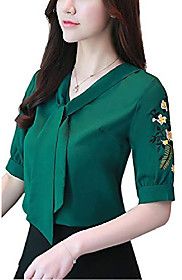 embroidered floral shirts long sleeve casual shirt tops fashion blouse