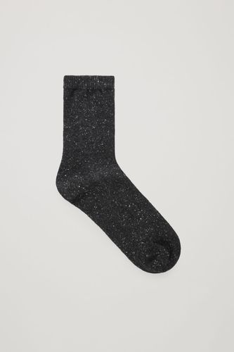 SPECKLED WOOL-SILK SOCKS