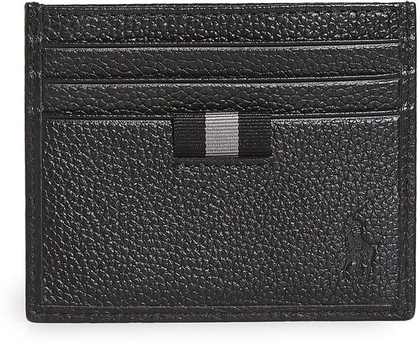 Pebbled Leather Credit Card Holder