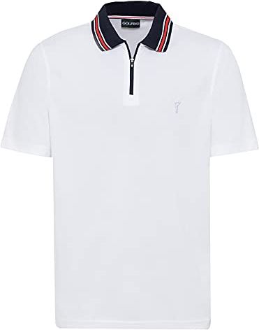 6331812 100 52 Polo, Optik Weiss, (Pacco da 2) Uomo