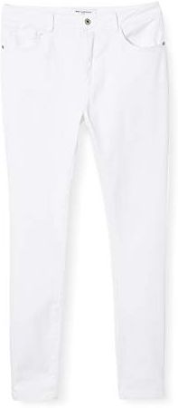 Caraugusta HW Skinny Jeans White Noos, Bianco, 42/32 Donna